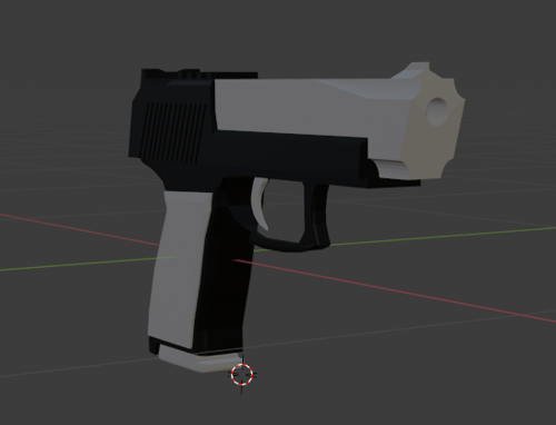 Low Poly Modified Desert Eagle preview image